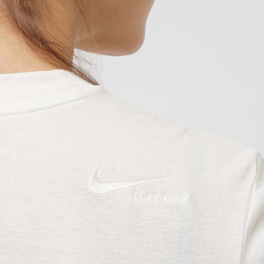 Nike Sportswear Twisted Short-sleeve Top T-shirts Kleding SAIL SAIL maat: XS beschikbare maaten:XS M