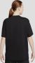 Nike Sportswear Tape Zwart T-Shirt Black Dames - Thumbnail 2