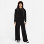 Nike Sportswear Women's Velour Cropped Pullover Hoodie Hoodies Kleding black sail maat: M beschikbare maaten:XS M L - Thumbnail 4