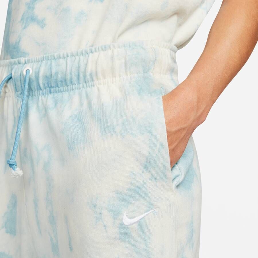 Nike Sportswear Women's Washed Jersey Shorts Sportshorts Kleding worn blue white maat: XS beschikbare maaten:XS S M L XL
