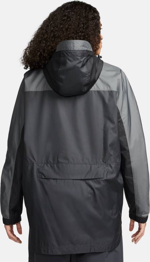 Nike Sportswear Woven Jacket Windbreakers Kleding dk smoke grey iron grey safety orange maat: S beschikbare maaten:S