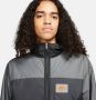 Nike Sportswear Woven Jacket Windbreakers Kleding dk smoke grey iron grey safety orange maat: M beschikbare maaten:S M - Thumbnail 6
