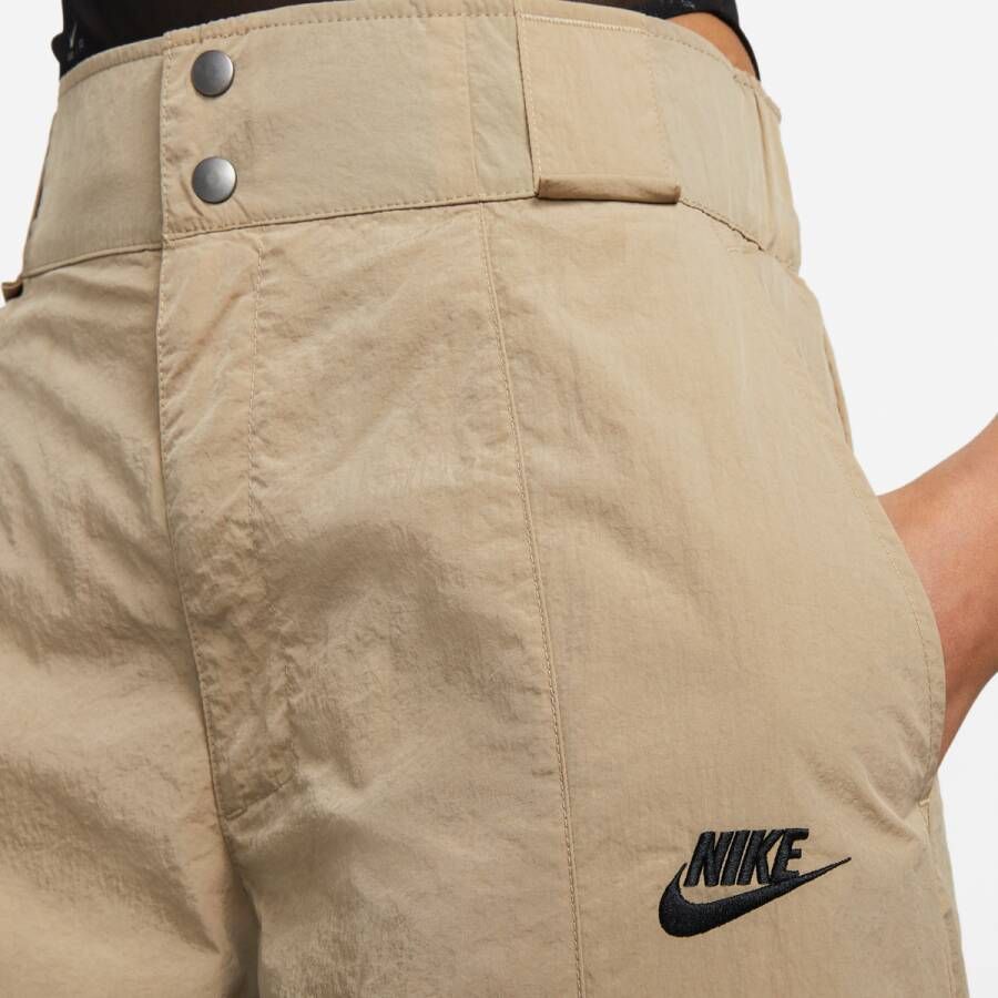 Nike Sportswear Oversized High-waisted Woven Cargo Pants Trainingsbroeken Dames khaki maat: L beschikbare maaten:L