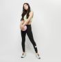 Nike Sportswear Essential Legging met halfhoge taille en Swoosh voor dames Zwart - Thumbnail 6