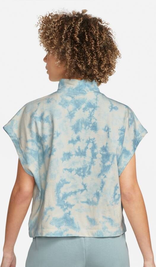 Nike Wash Jersey Top T-shirts Kleding worn blue white maat: XS beschikbare maaten:XS