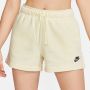 Nike Wmns Sportswear Club Fleece Short Sportshorts Kleding coconut milk black maat: S beschikbare maaten:XS S M L XL - Thumbnail 3