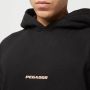 Pegador Colne Logo Oversized Hoodie Hoodies Kleding vintage washed onyx black maat: XXL beschikbare maaten:XXL - Thumbnail 3