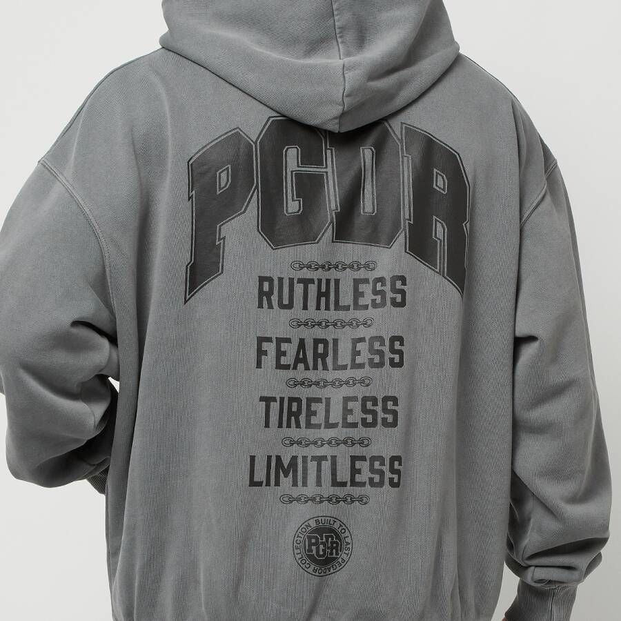 Pegador Orsett Oversized Hoodie Hoodies Kleding vintage grey maat: S beschikbare maaten:S