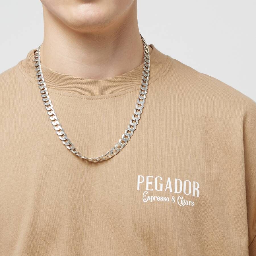 Pegador Racoon Boxy Tee T-shirts Kleding vintage washed espresso maat: S beschikbare maaten:S M L