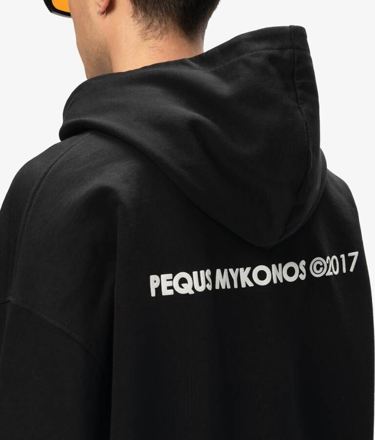 Pequs Ilios Pin Zip Hoodie Hooded vesten Kleding black maat: XS beschikbare maaten:XS S M L XL XXL