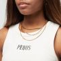 Pequs Logo Crop Top Tanktops Kleding star white maat: XS beschikbare maaten:XS S M L - Thumbnail 3