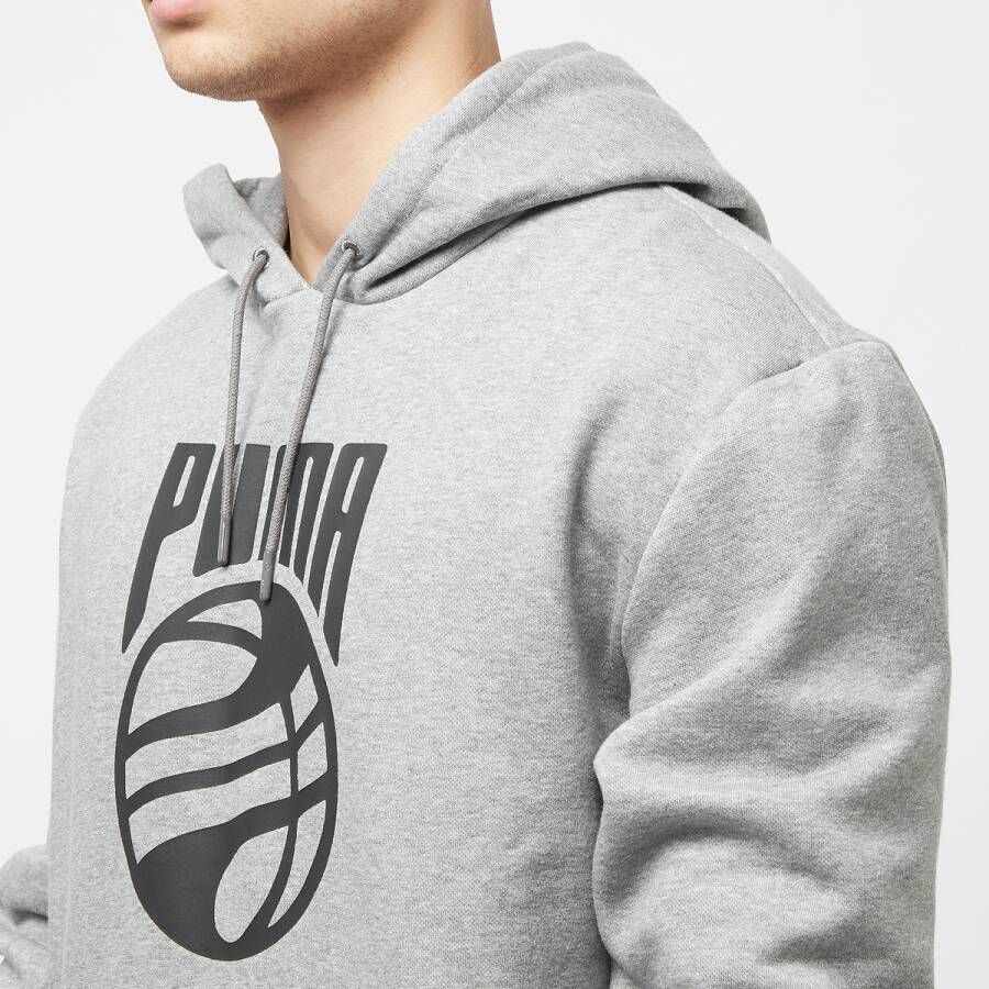 Puma Posterize Hoodie Hoodies Kleding medium gray heather maat: S beschikbare maaten:S