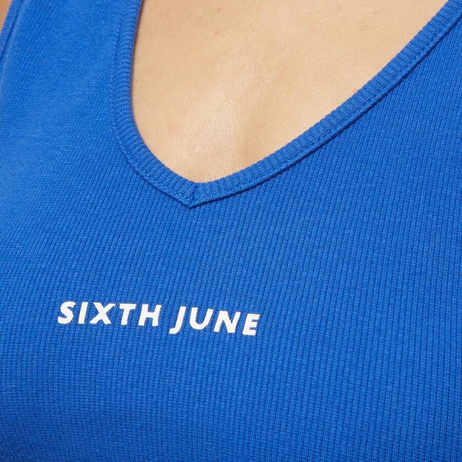 Sixth June Ribbed Set Crop Top T-shirts Kleding blro maat: XS beschikbare maaten:XS L