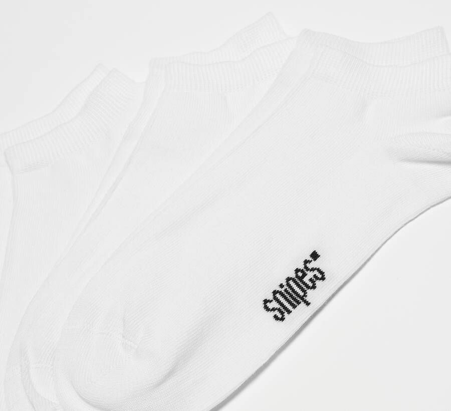 SNIPES No Show (3 Pack) Kort Kleding white maat: 39-42 beschikbare maaten:35-38 39-42 43-46