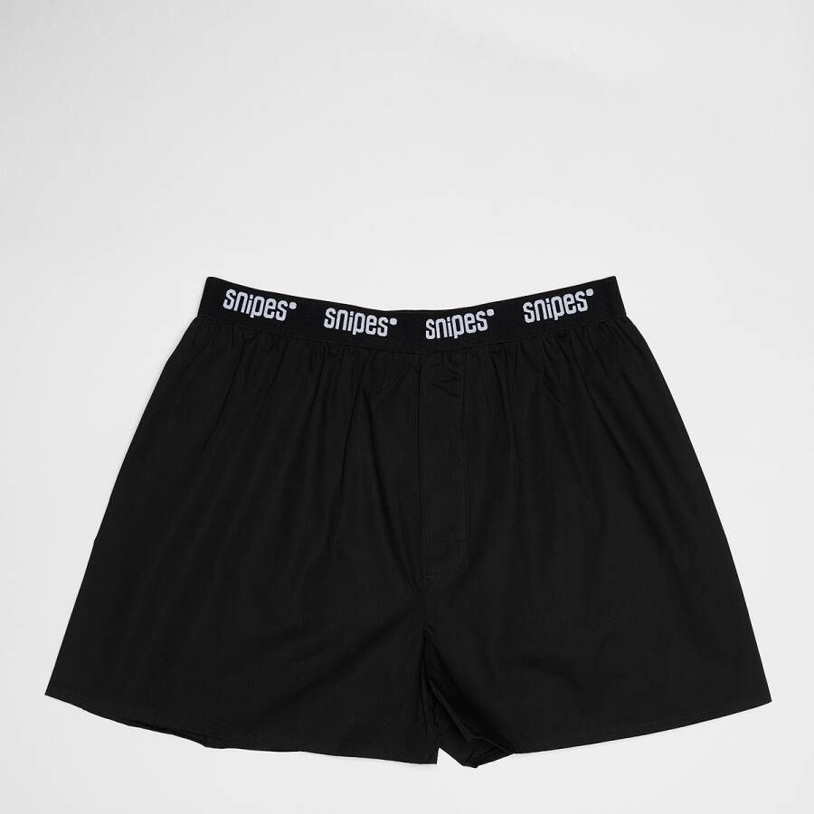 SNIPES Woven Rubber (3 Pack) Boxershorts Kleding black white maat: S beschikbare maaten:S M L