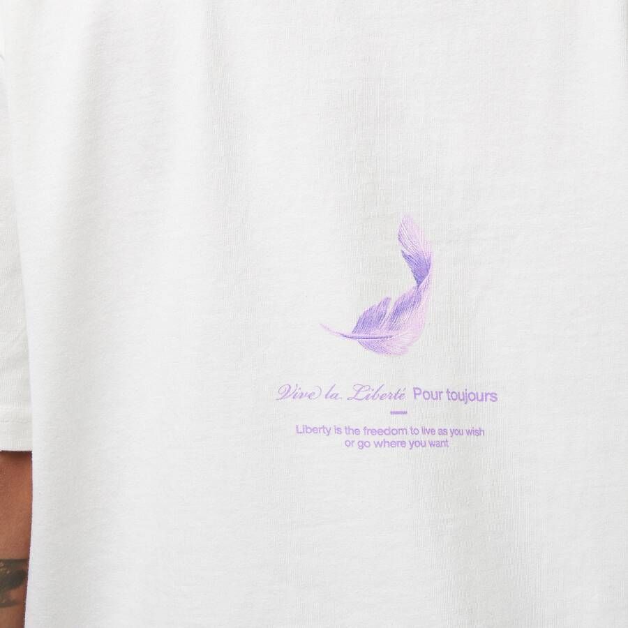 Upscale by Mister Tee Vive La Liberte Oversize Tee T-shirts Kleding Ready for Dye maat: M beschikbare maaten:S M