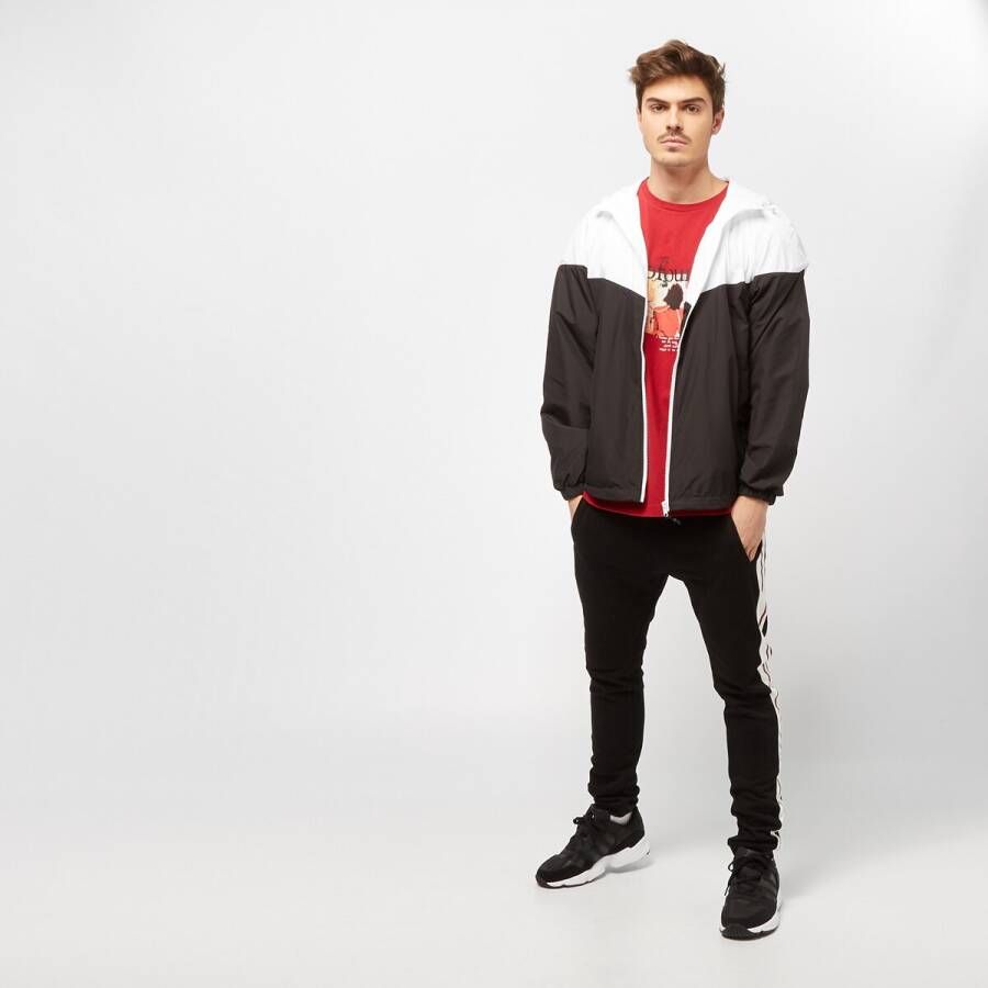 Urban Classics 2-Tone Tech Windrunner white black