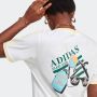 Adidas Originals Cali Tee T-shirts Kleding weiß maat: M beschikbare maaten:XS S M L - Thumbnail 3