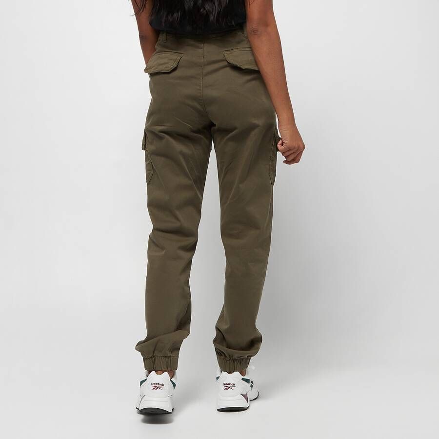 Urban Classics High Waist Cargo Pants Cargobroeken Kleding olive maat: 27 beschikbare maaten:27 28