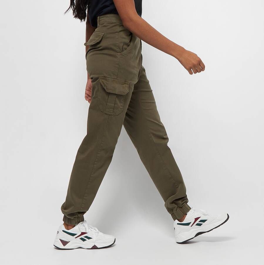 Urban Classics High Waist Cargo Pants Cargobroeken Kleding olive maat: 27 beschikbare maaten:27 28