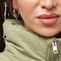 Urban Classics Short Peached Puffer Jacket Pufferjassen Kleding olive maat: XS beschikbare maaten:XS S M L - Thumbnail 3