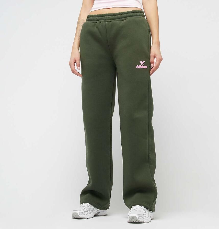 Felicious Basic Sweatpants Forest Night Women Trainingsbroeken groen Maat XL Kleding - Foto 3
