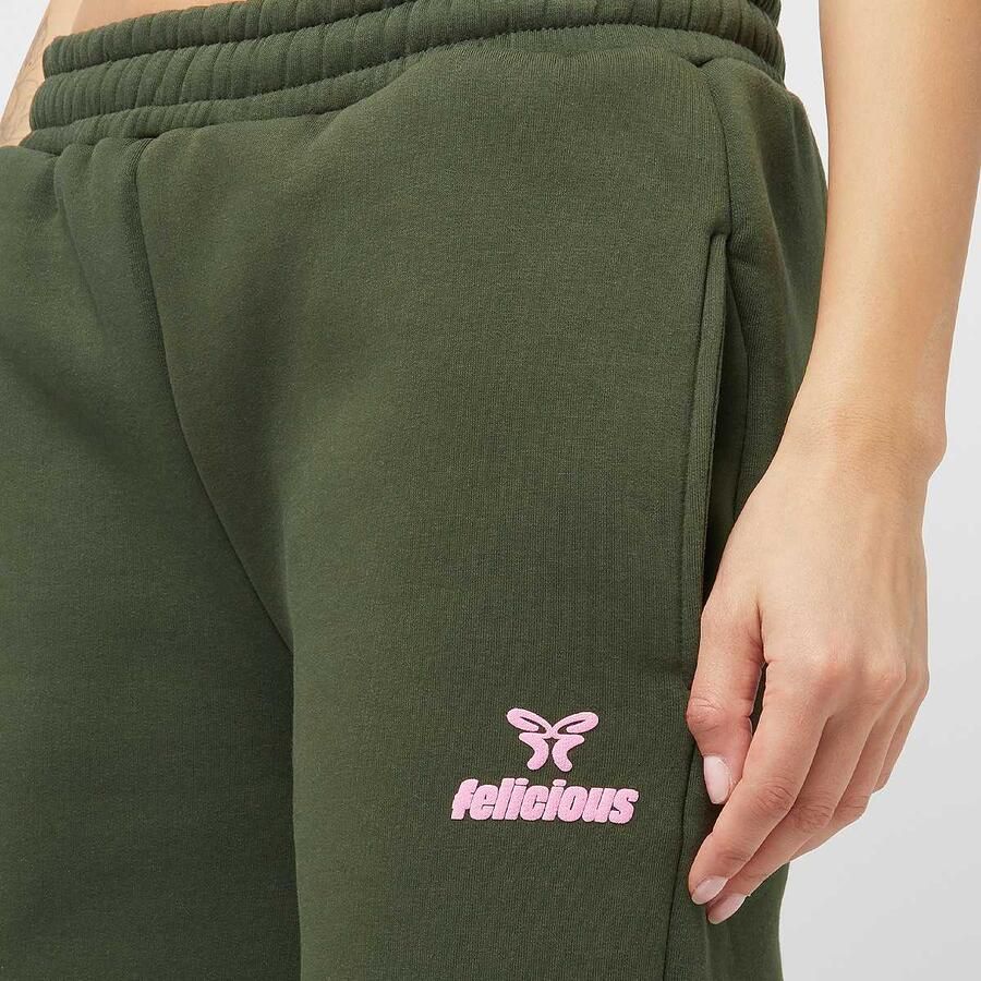 Felicious Basic Sweatpants Forest Night Women Trainingsbroeken groen Maat XL Kleding