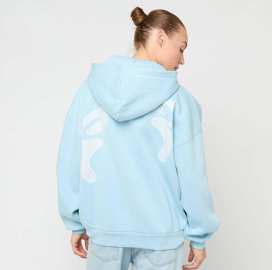 Felicious Feli Oversized Sweatjacket Wo Hoodies & Sweaters blauw Maat XXS Kleding - Foto 2