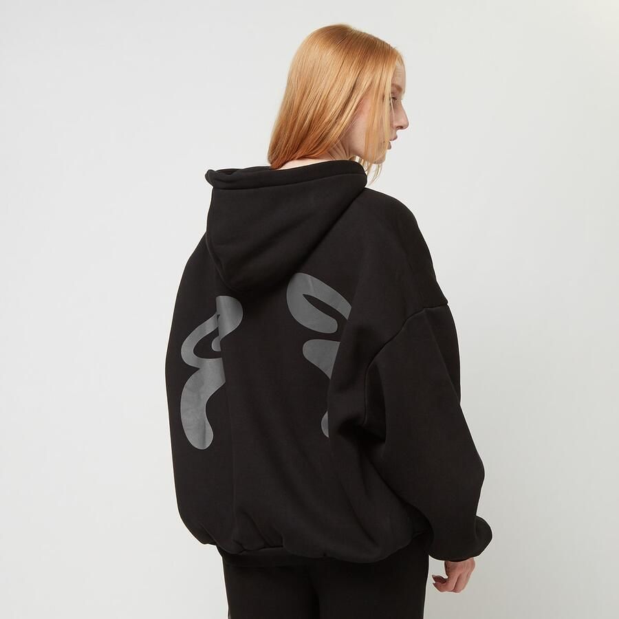 Felicious Oversized Sweatjacket Wo Hoodies & Sweaters zwart Maat XXS Kleding - Foto 2