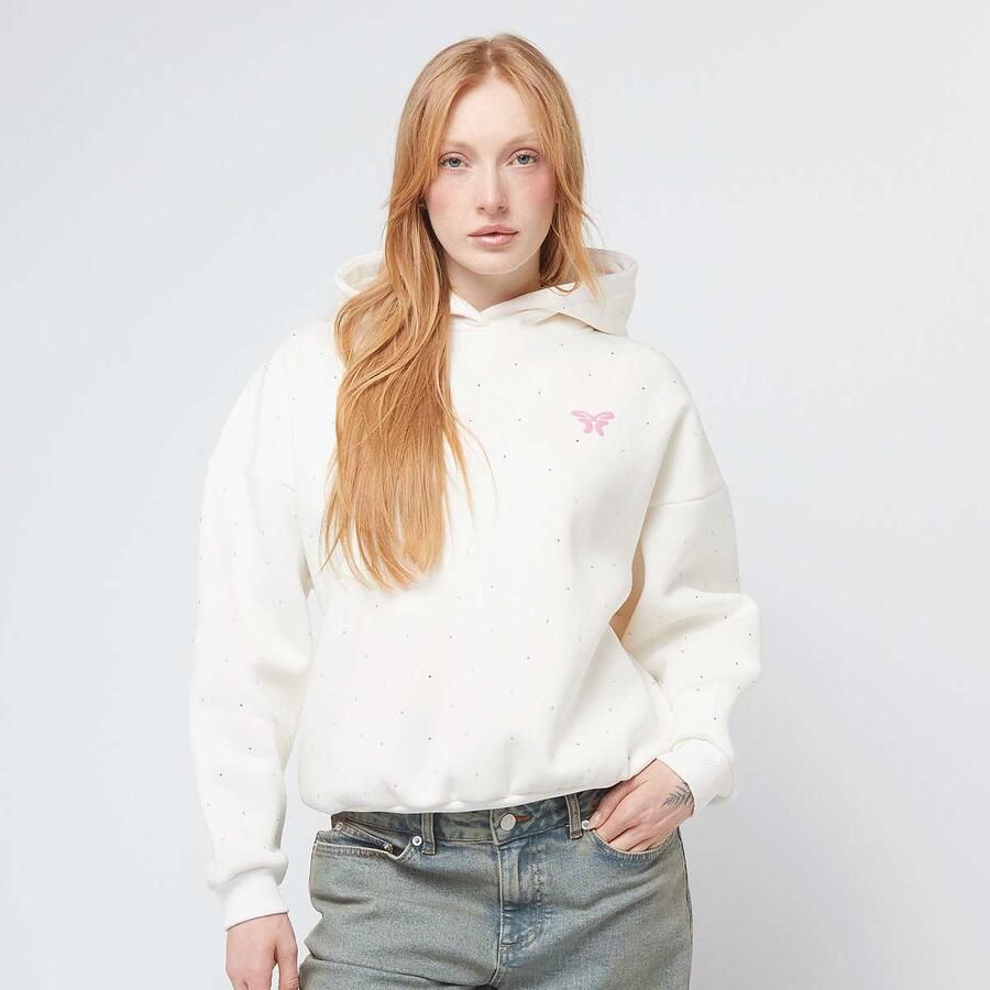 Felicious Rhinestones Hoodie Wo Hoodies & Sweaters wit Maat XXS Kleding