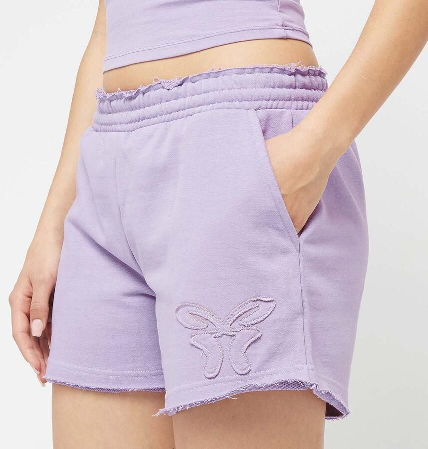 Felicious Sweatshorts Butterfly Wo Sportshorts roze Maat XXS Kleding