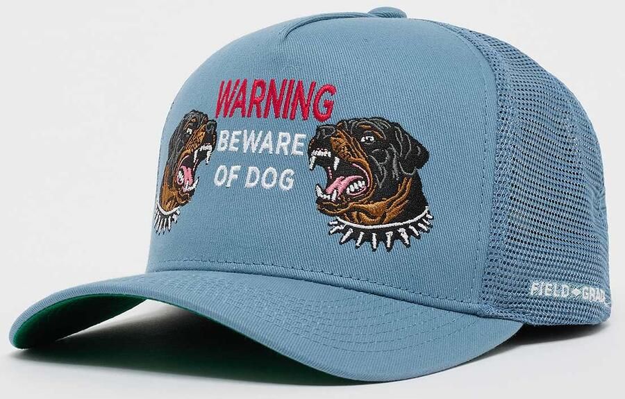 Field Grade Beware Of Rott Twill Mesh Trucker Unisex Caps blauw Maat ONE SIZE Accessoires - Foto 3