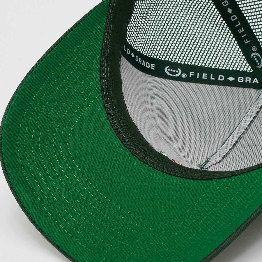 Field Grade Have A Nice Day Twill Mesh Trucker Unisex Caps groen Maat ONE SIZE Accessoires