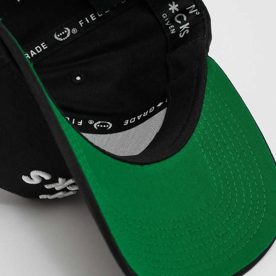 Field Grade No F*cks Given Twill Trucker Unisex Caps zwart Maat ONE SIZE Accessoires