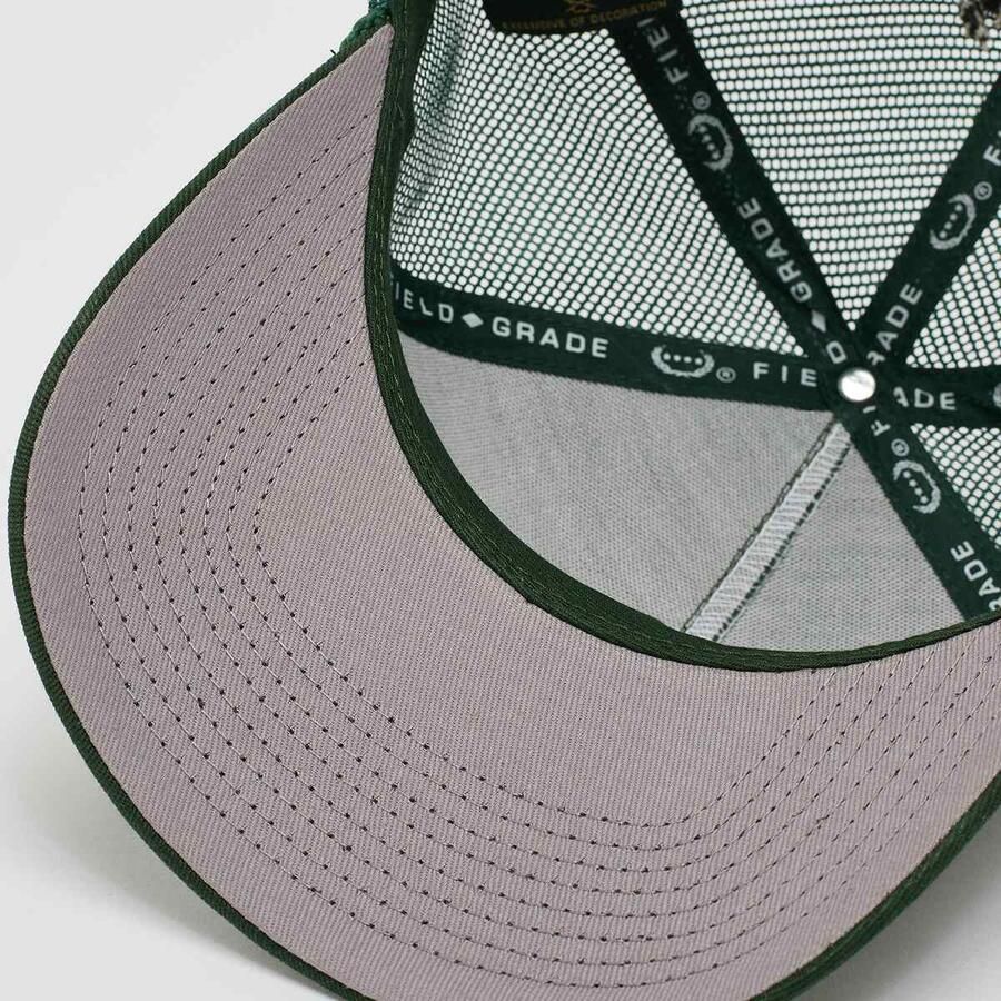 Field Grade Respectfully Twill Mesh Trucker Unisex Caps groen Maat ONE SIZE Accessoires