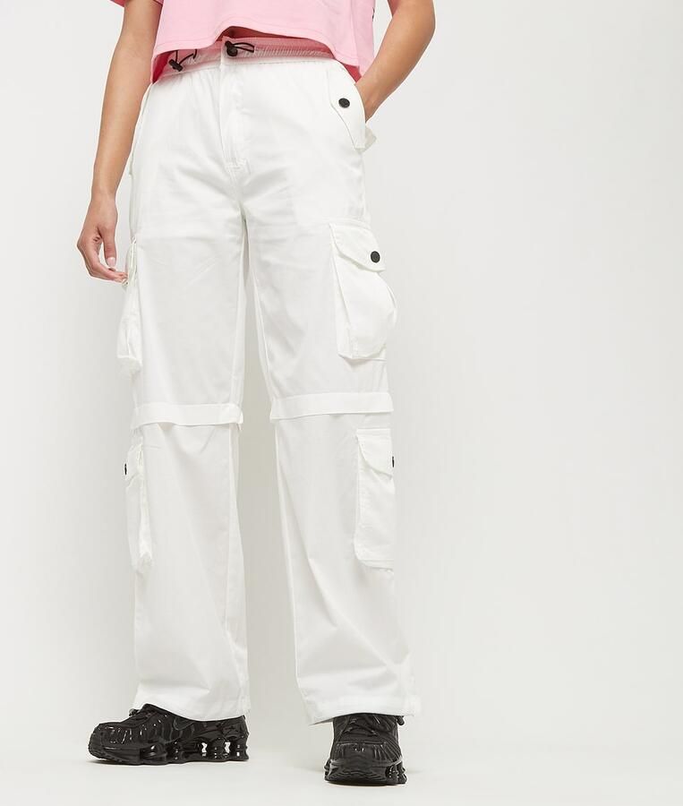 First Row Cargo Pants Women Cargobroeken wit Maat L Kleding - Foto 3