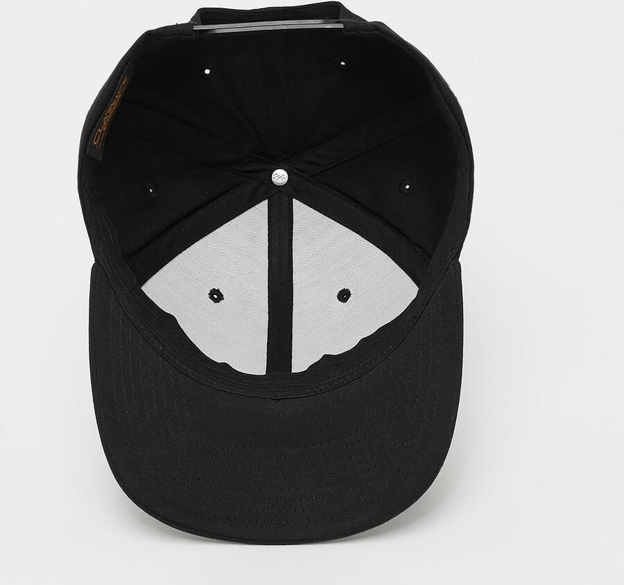 Flexfit Curved Classic Snapback Unisex Caps zwart Maat ONE SIZE Accessoires
