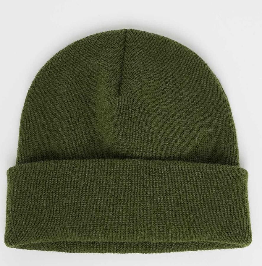 Flexfit Heavyweight Beanie Unisex Mutsen groen Maat ONE SIZE Accessoires - Foto 2