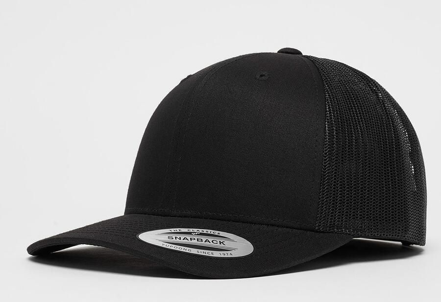 Flexfit Low Profile Cotton Twil Trucker Unisex Caps zwart Maat ONE SIZE Accessoires - Foto 3