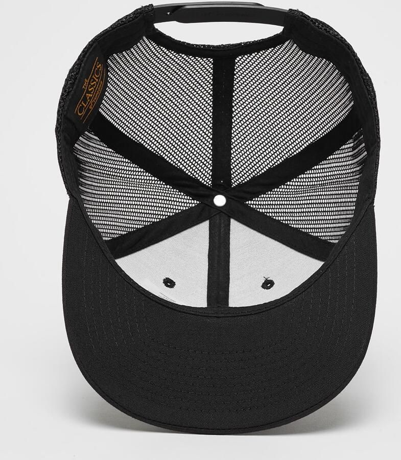 Flexfit Low Profile Cotton Twil Trucker Unisex Caps zwart Maat ONE SIZE Accessoires