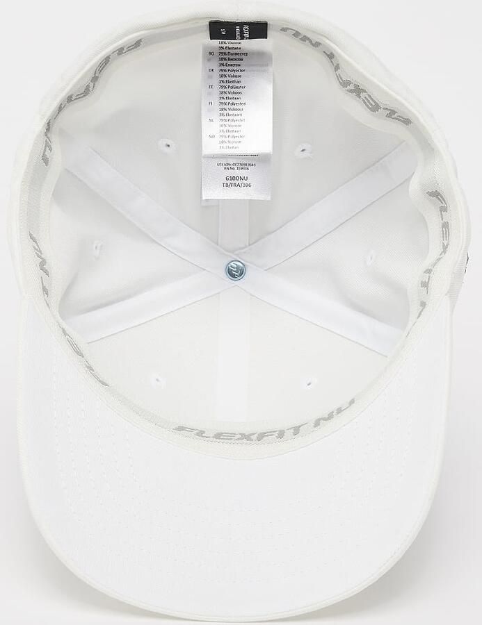 Flexfit Nu Cap Unisex Caps wit Maat L XL Accessoires