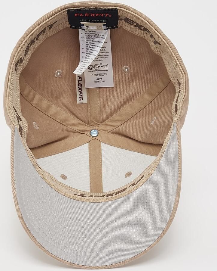 Flexfit Wooly Combed Unisex Caps beige Maat L XL Accessoires