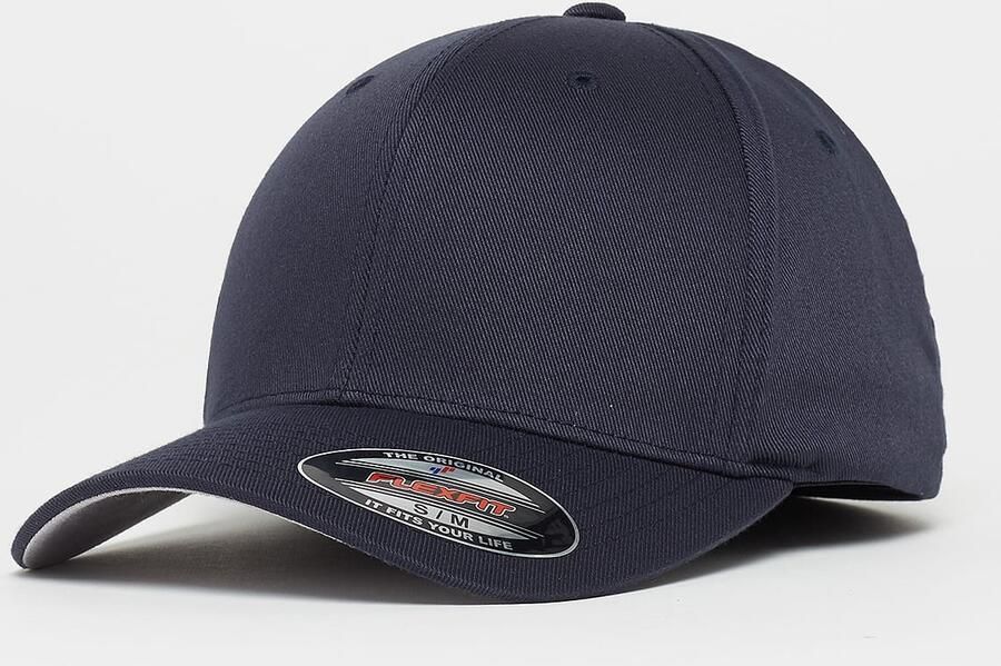 Flexfit Wooly Combed Unisex Caps blauw Maat YOUTH Accessoires - Foto 3