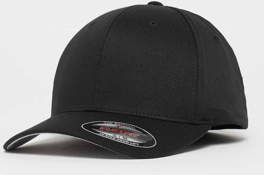 Flexfit Wooly Combed Unisex Caps zwart Maat YOUTH Accessoires - Foto 3