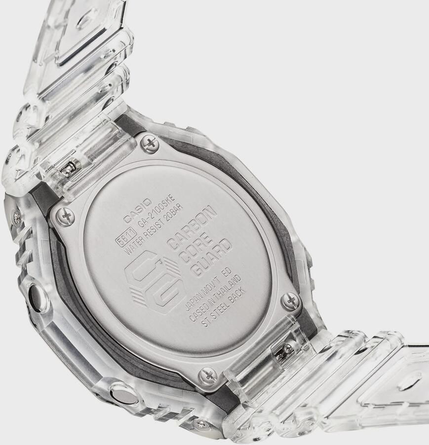 G-SHOCK Classic GA-2100SKE-7AER Unisex Horloges wit Maat ONE SIZE Accessoires