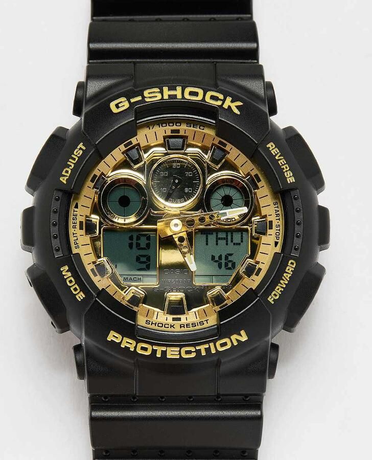 G-SHOCK GA-100GGB-1A9ER Unisex Horloges zwart Maat ONE SIZE Accessoires - Foto 3