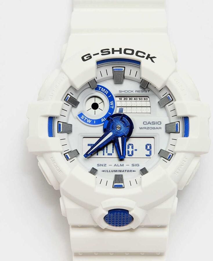 G-SHOCK GA-700HDS-7AER Unisex Horloges wit Maat ONE SIZE Accessoires - Foto 3