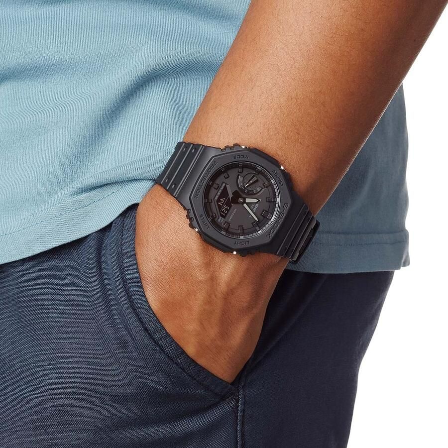 G-SHOCK Watch GA-2100-1A1ER Unisex Horloges zwart Maat ONE SIZE Accessoires