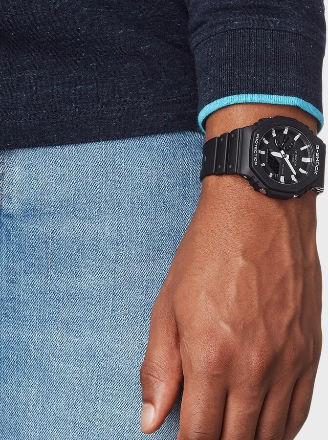 G-SHOCK Watch GA-2100-1AER Unisex Horloges zwart Maat ONE SIZE Accessoires - Foto 2