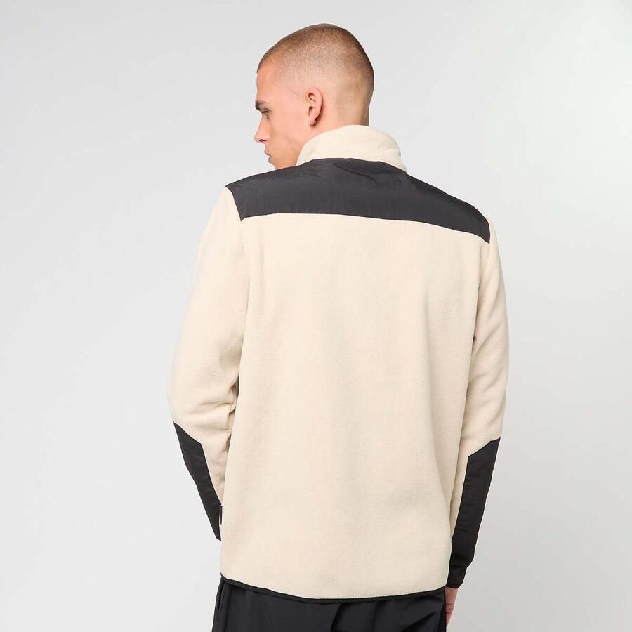 Halo Blocked Zip Fleece Men Trainingspakken beige Maat L Kleding